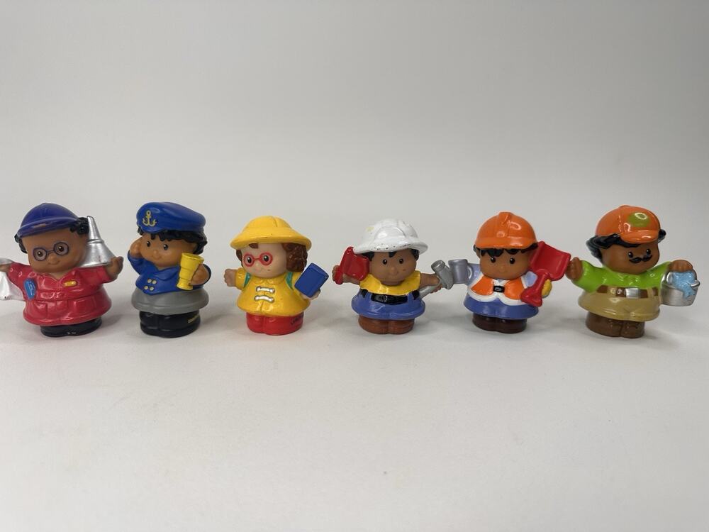 Fisher-Price Little People Figure Mix Boys Girls Maggie Michael Construction
